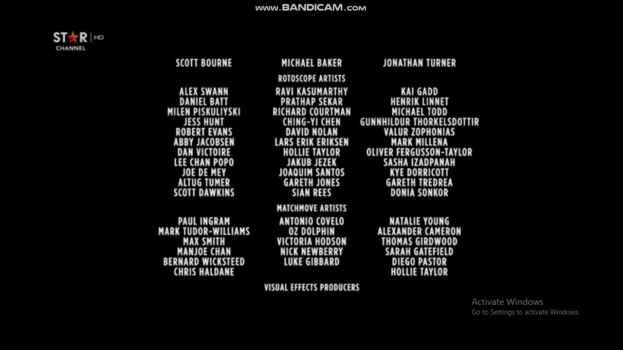 Gravity 2013 End Credits