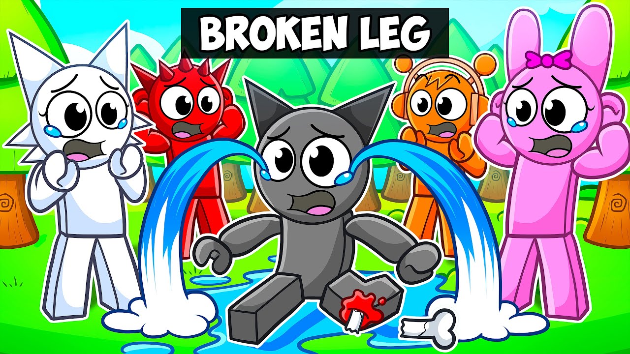 Gray BROKE His LEG In Roblox..