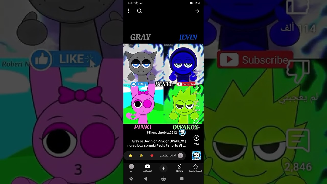 gray or jeven or pinki or owackx incredibox sprunki #edit #fyp