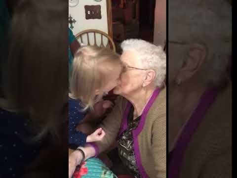 Great Grandma Kisses