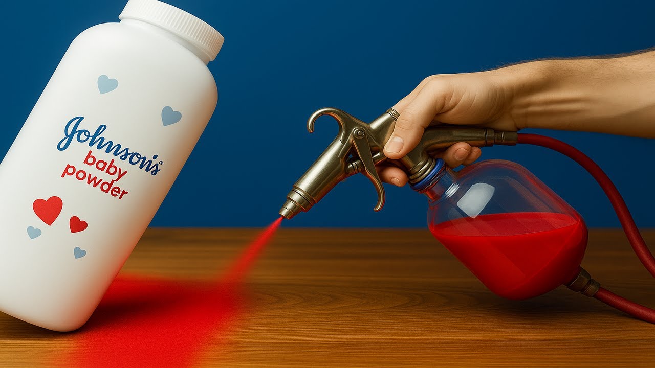 Great idea! Mix paint and baby powder and you will be amazed at the results! | Inventor Hacks