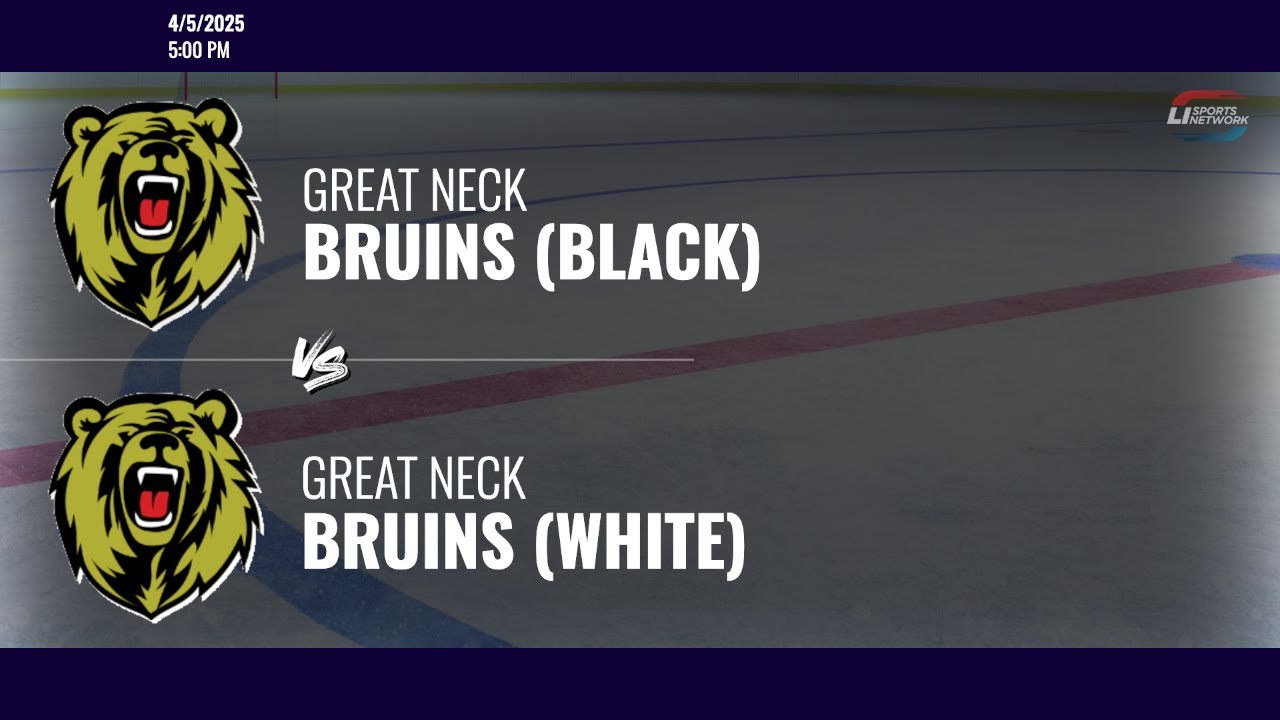 Great Neck Bruins Alumni Game | Great Neck Bruins (Black) vs Great Neck Bruins (White)