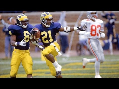 Greatest punt return ever! Desmond Howard Heisman Pose