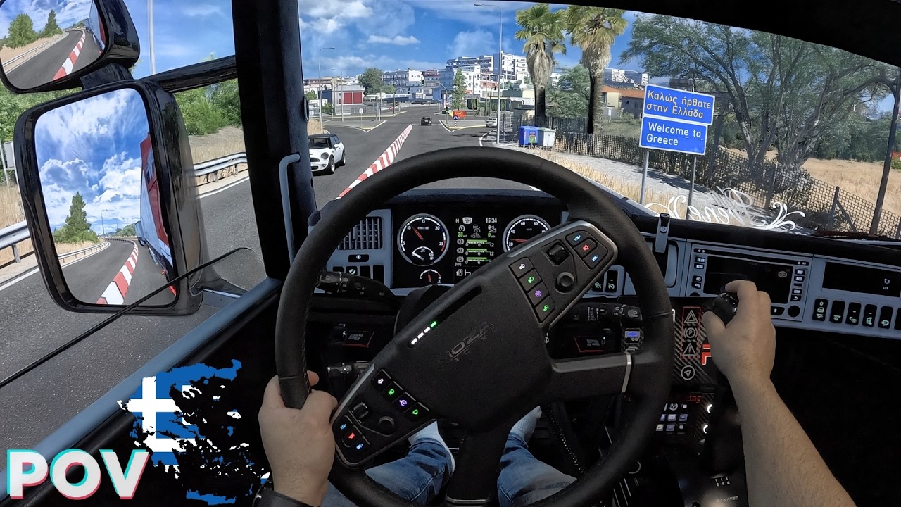 Greece DLC is HERE! - And it's AMAZING! | ETS2 | Fanatec DD+