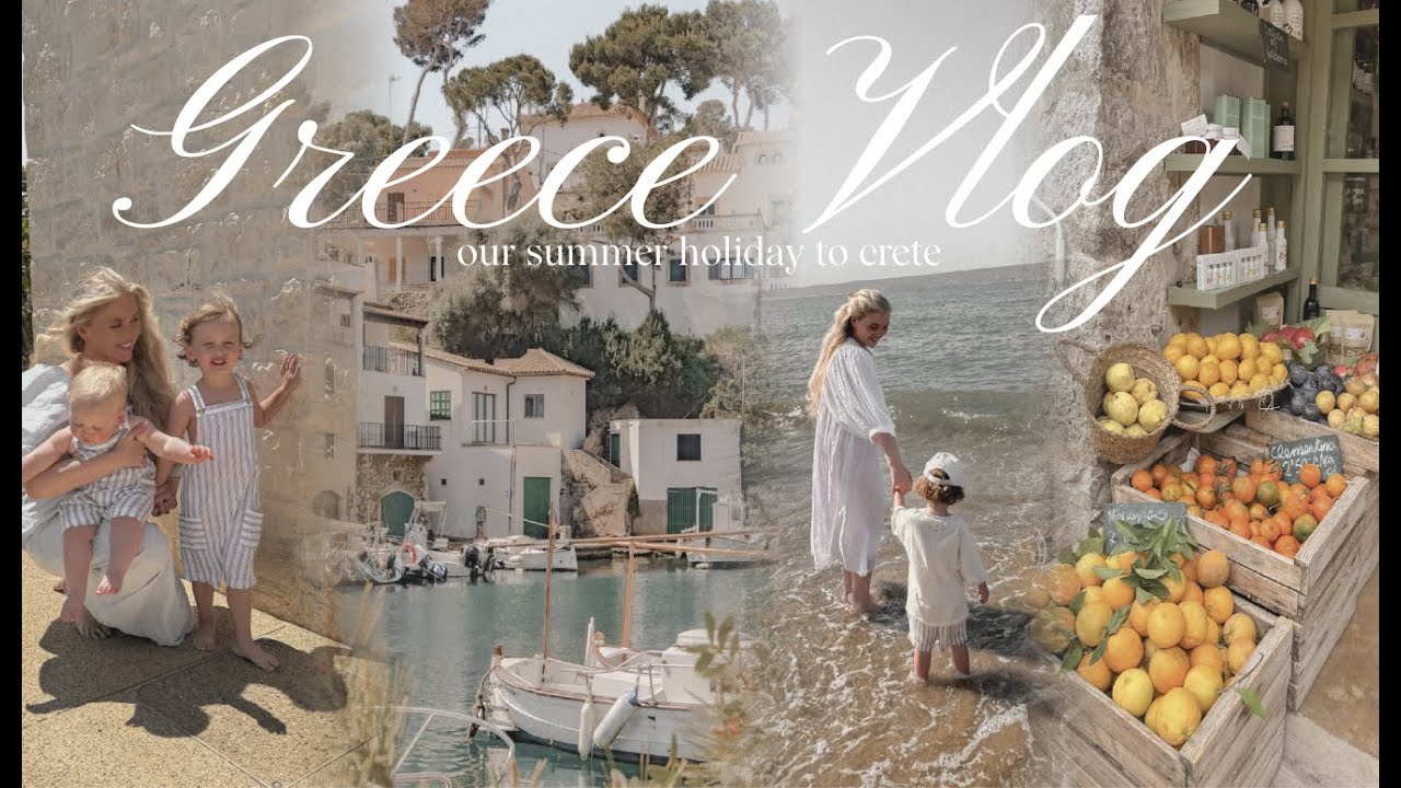 Greece Vlog | Come On Holiday With Us | Travel Vlog 2025 🍋