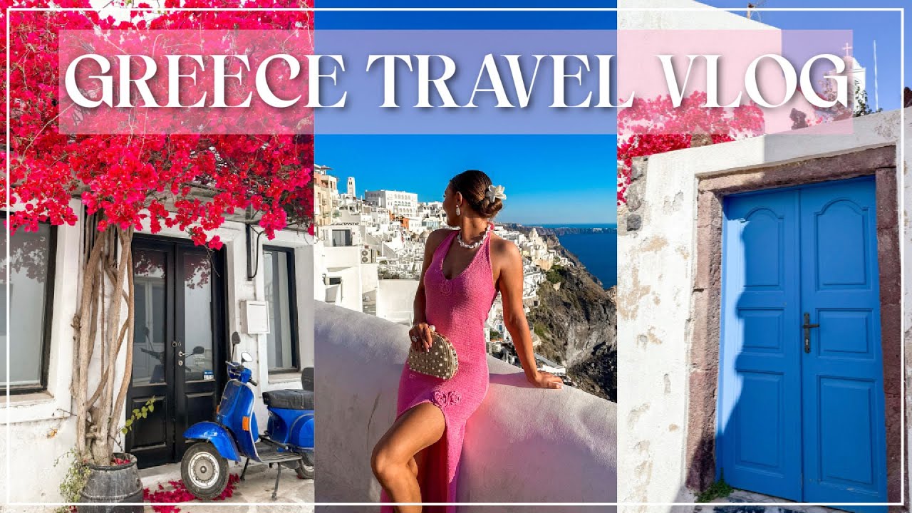 GREEK ISLAND HOPPING 🌅🌊 | Athens, Santorini, Paros & Mykonos Travel Vlog | Lauren Norris