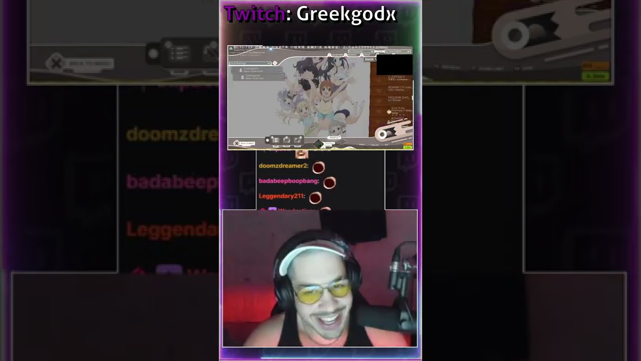Greekgodx realizing he is a weeb