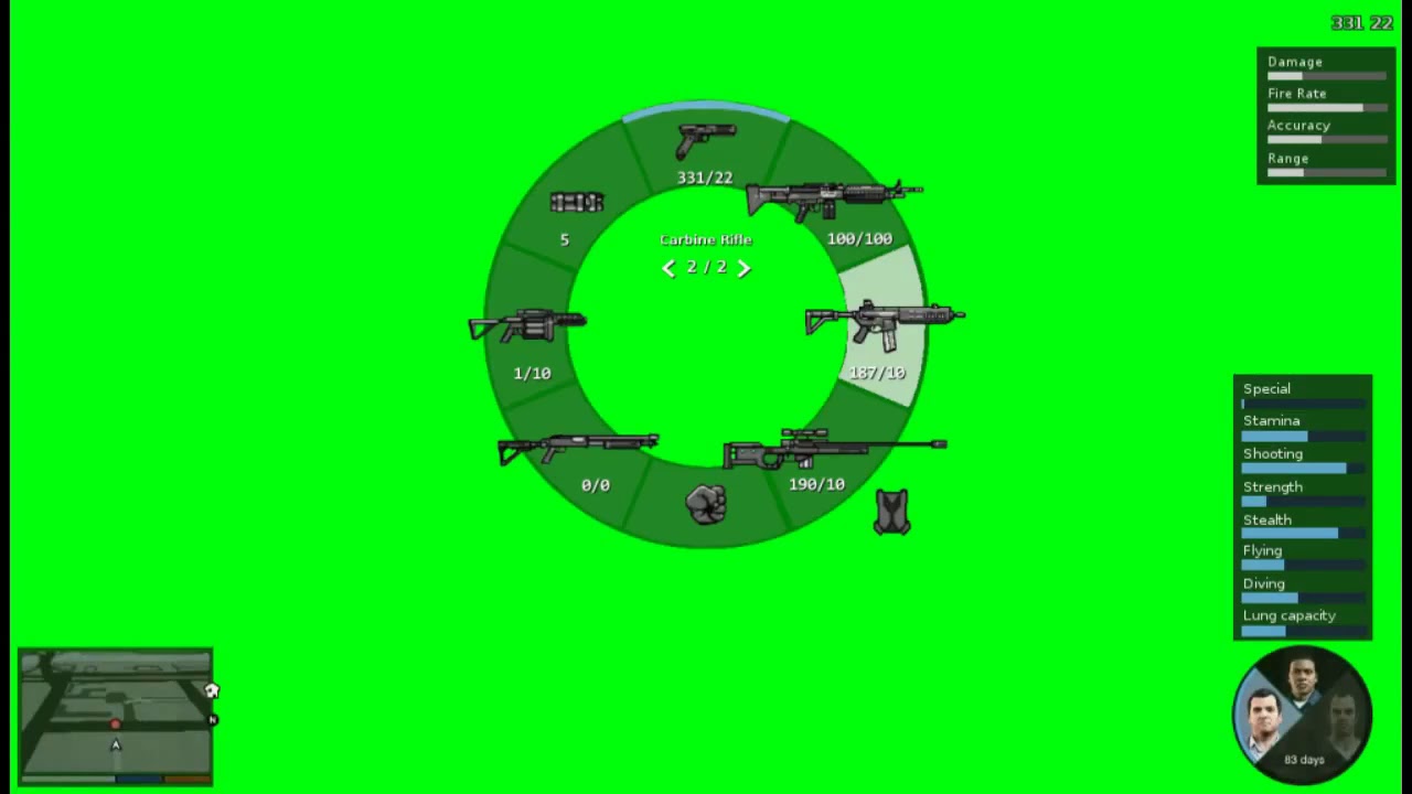 Green screen 🔫 GTA 5