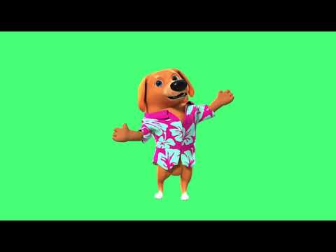 Green Screen Animated 3D Dog 4K Video, #copyrightfree #greenscreeneffects #royaltyfree