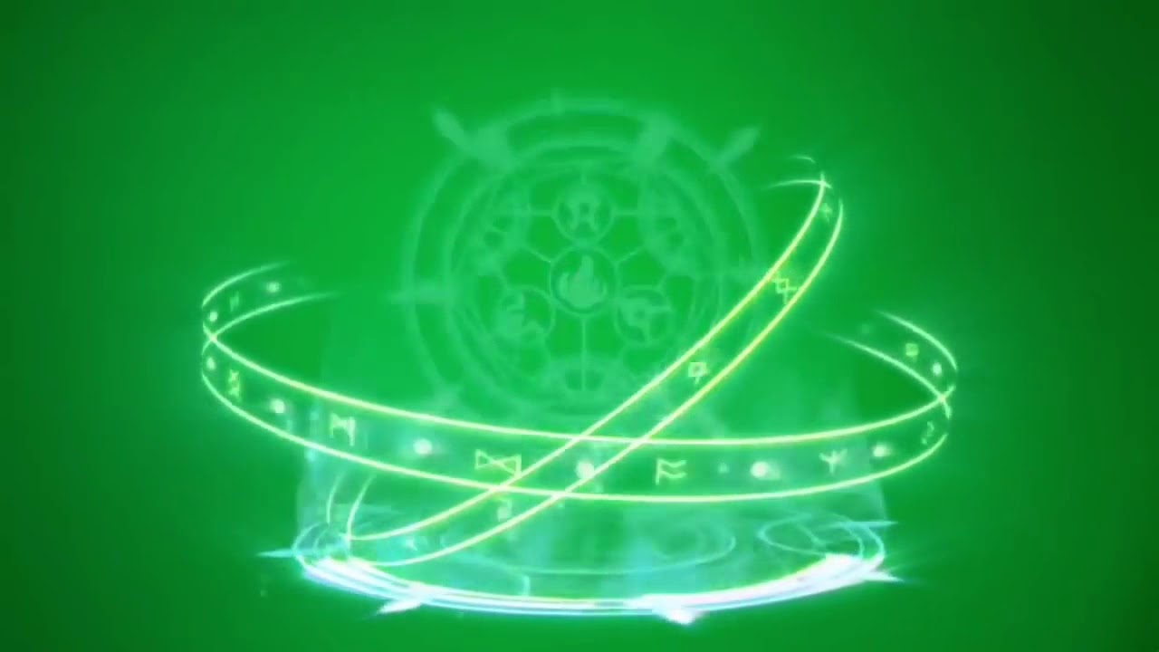 Green screen aura