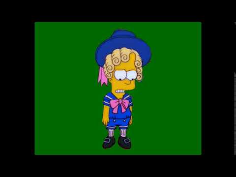 Green Screen, Bart Simpson 