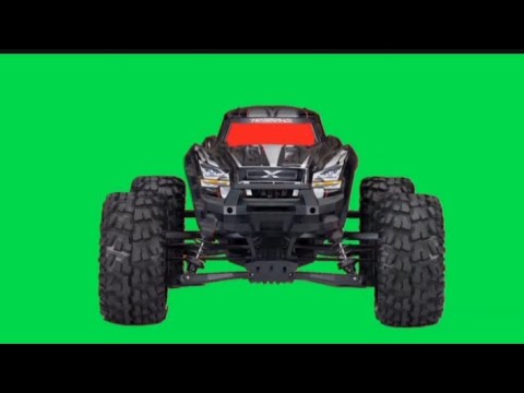 Green screen monster truck