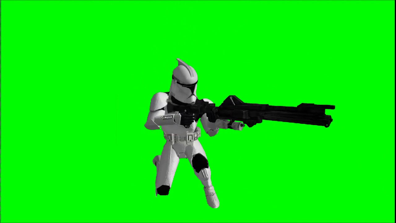 Green Screen Republic Clone Trooper Phase 2 Armour
