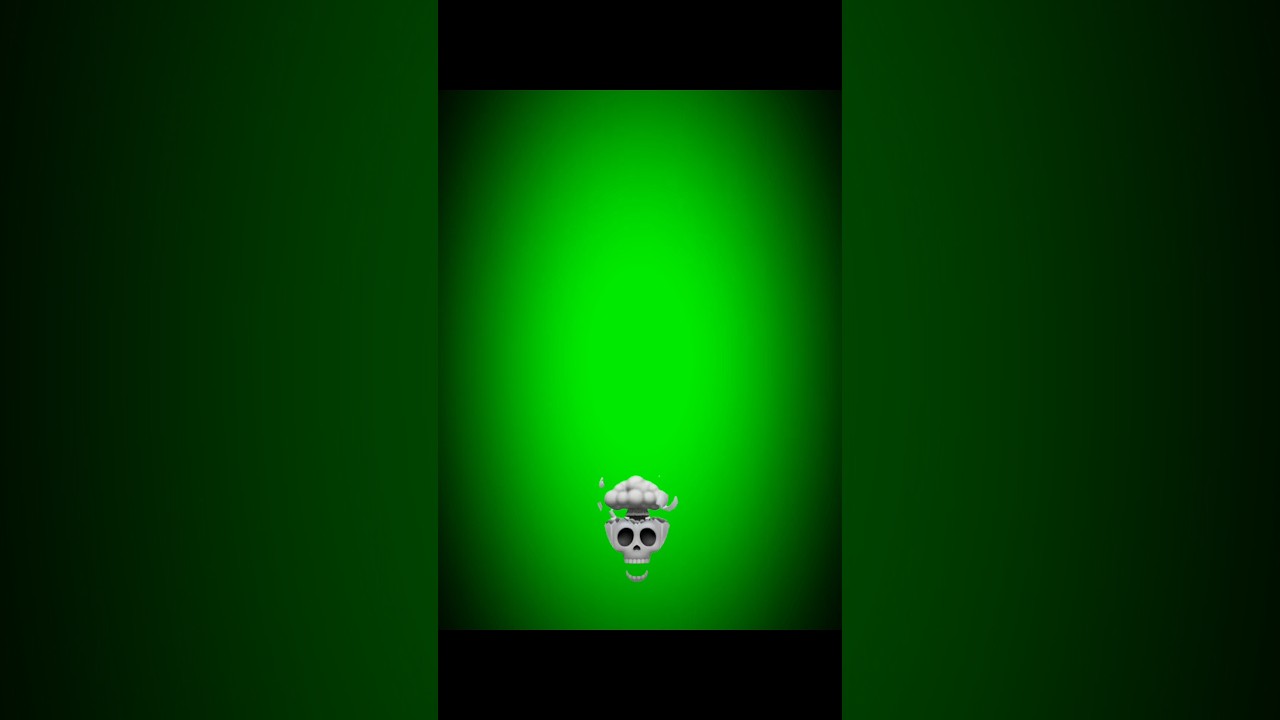 Green screen skull face for edit #shorts #shortsfeed #greenscreen #skull #face #edit #ytshorts