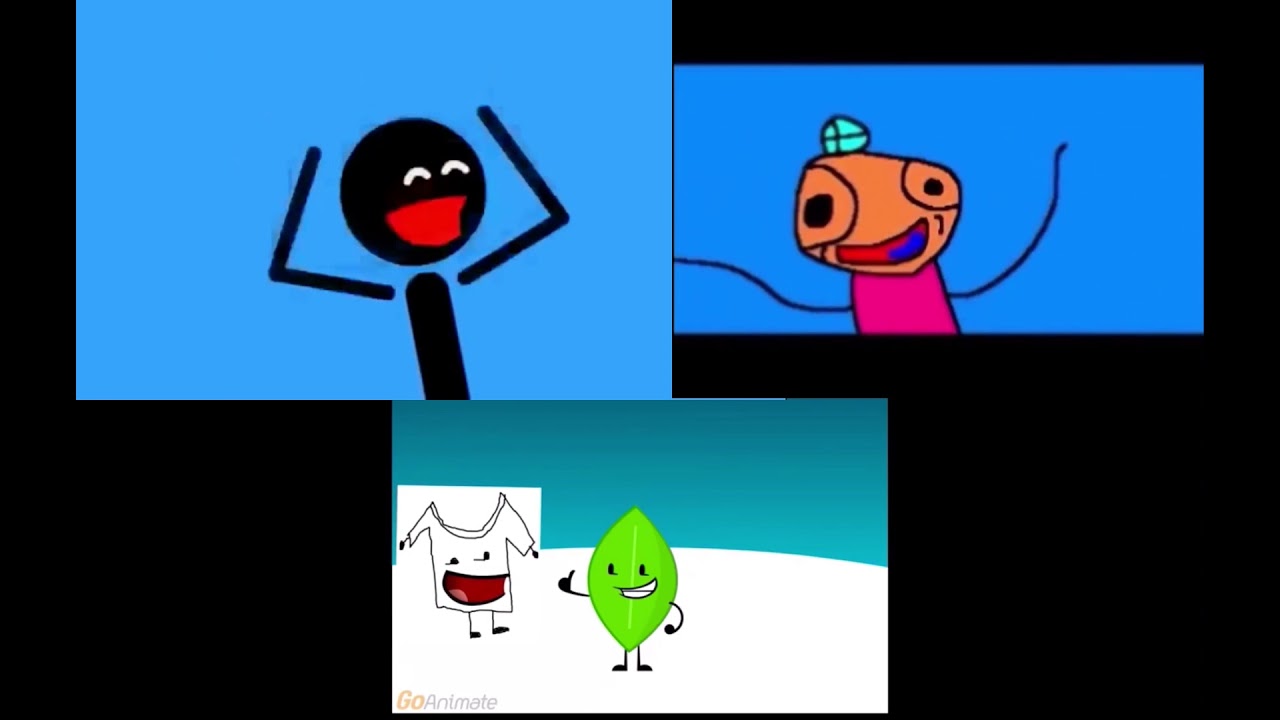 Greeny phatom movie vs goanimate movie vs Battle For Dream Island The movie Epic battle comparsion