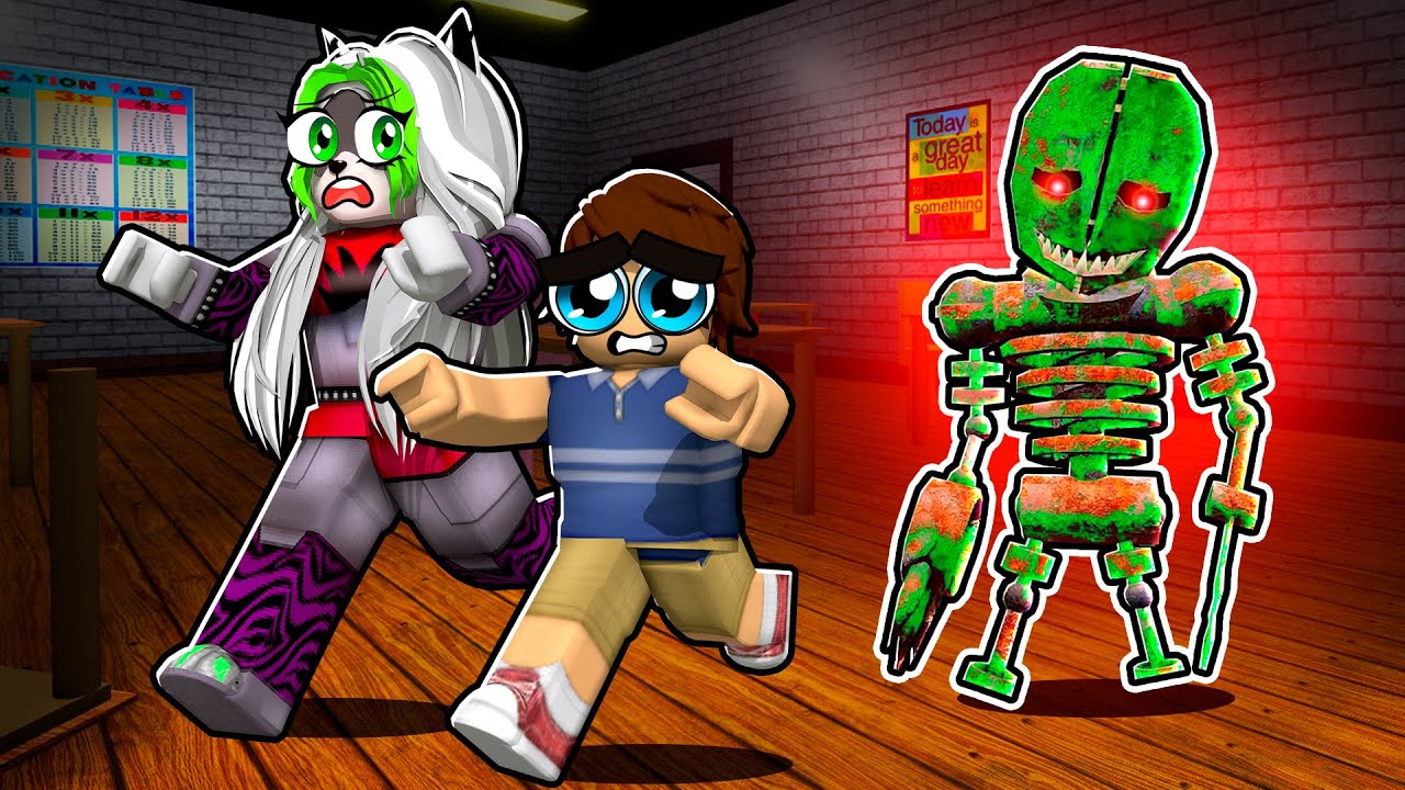 Gregory ESCAPING Mr NIGHTMARE'S School with Roxanne Wolf