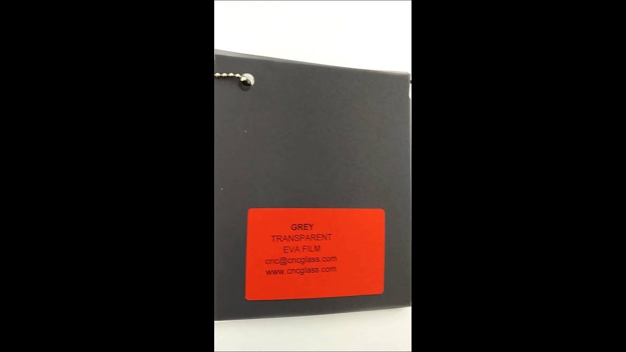 Grey EVAVISION transparent EVA interlayer film for laminated safety glass