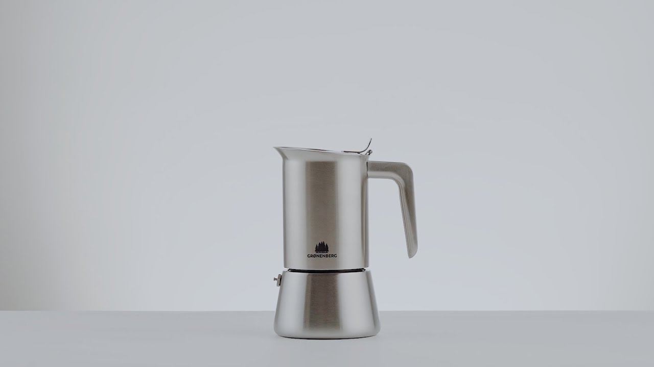 Grønenberg Espressokocher Induktion - Hochwertige Mokkakocher Edelstahl für deinen besten Espresso