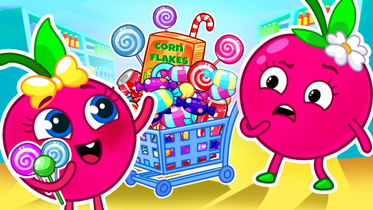Grocery Store Song 🥦 Healthy Food vs Junk Food 🍕|| + More Kids Songs and Nursery Rhymes by VocaVoca🥑