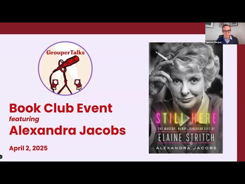 GrouperTalks Book Club with Alexandra Jacobs