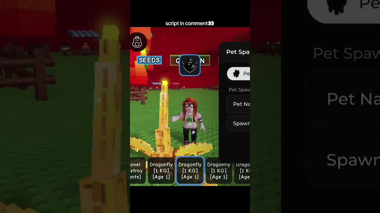 GROW A GARDEN PET SPAWNER SCRIPT | SCRIPT IN COMMENT | #growagardenscript