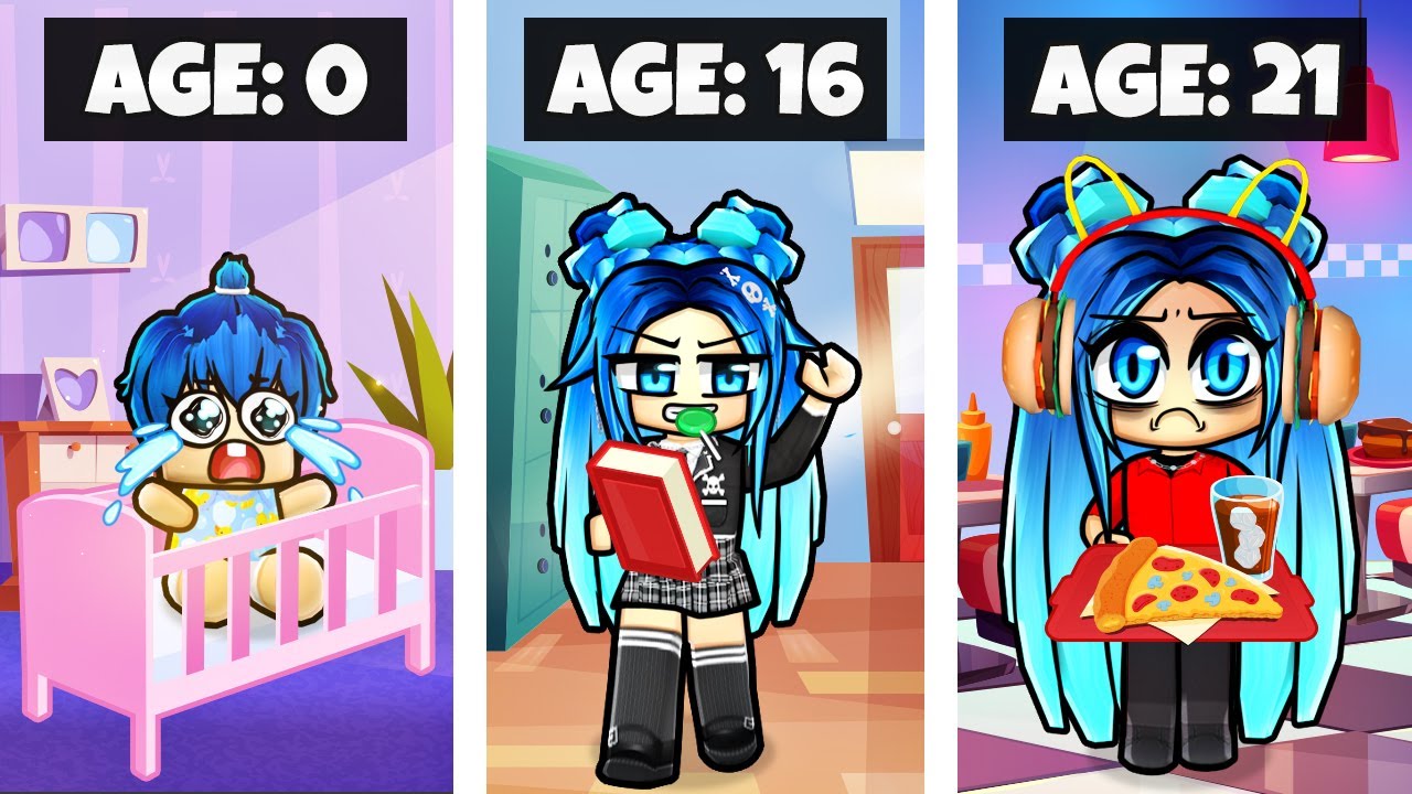 GROWING UP IN ROBLOX!