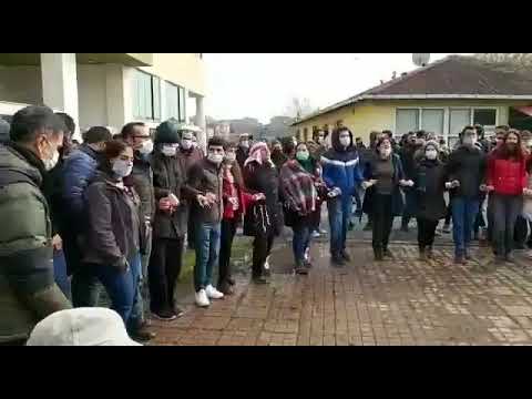 Grup yorum solisti HELİN BÖLEK CENAZE HALAYI