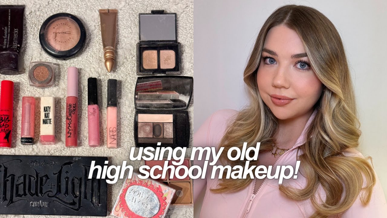 GRWM using my old high school makeup while i over share about my life!