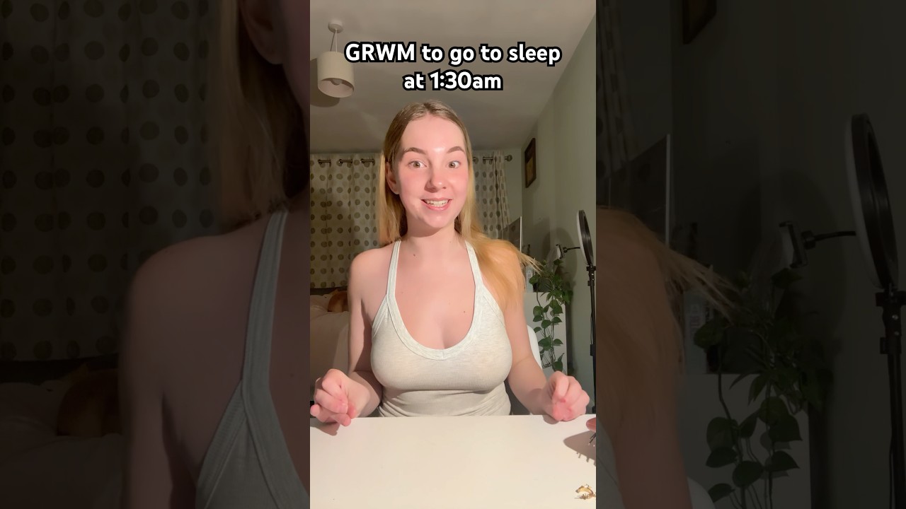 GRWM/night routine at 1:30am little update for you all #fypage #grwm #foundmyself #fy #viralvideo