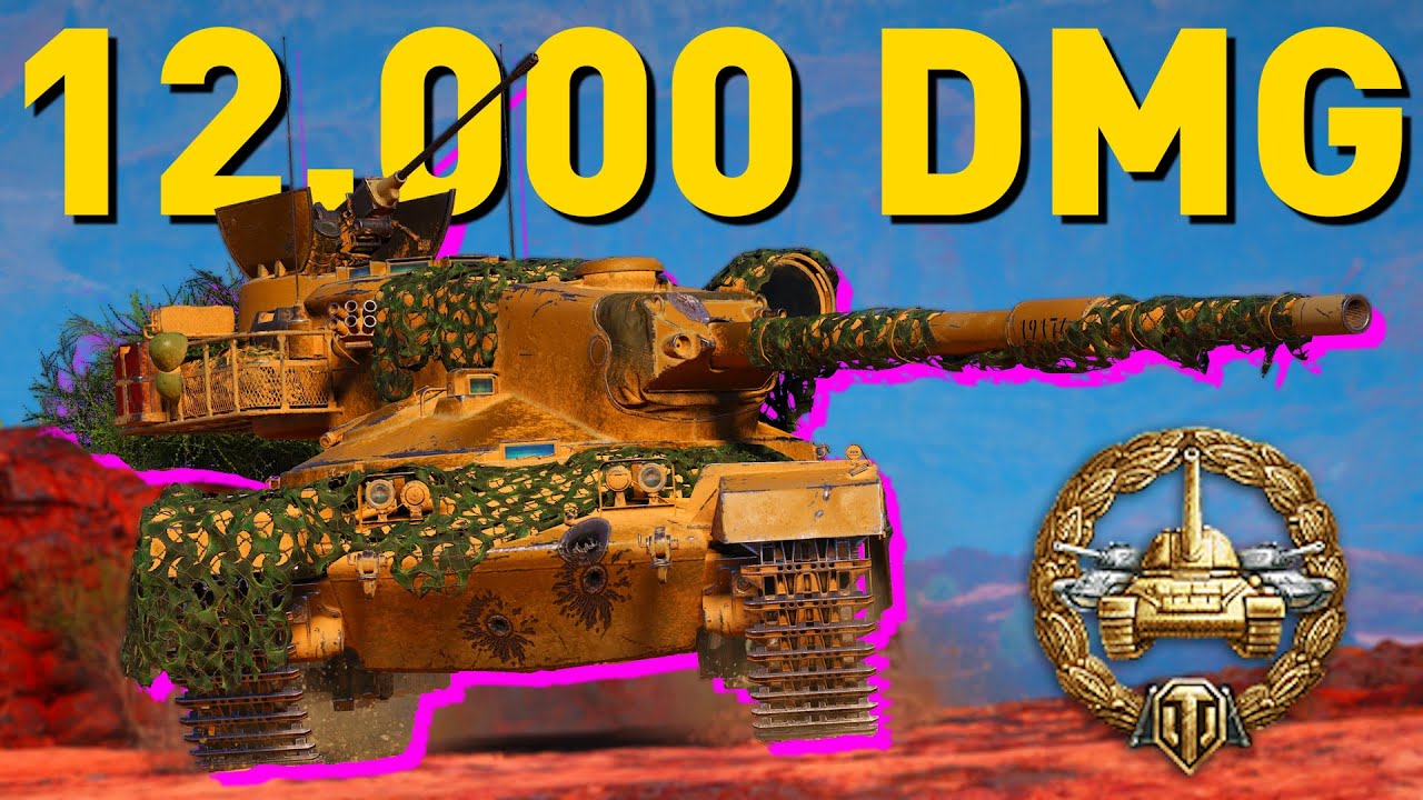 Gryphon SMASHES 12,000 damage in World of Tanks!