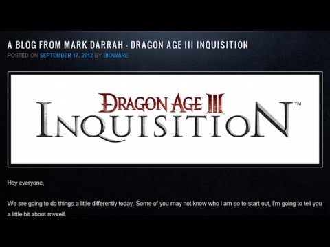 GS News - Dragon Age III: Inquisition coming 2013