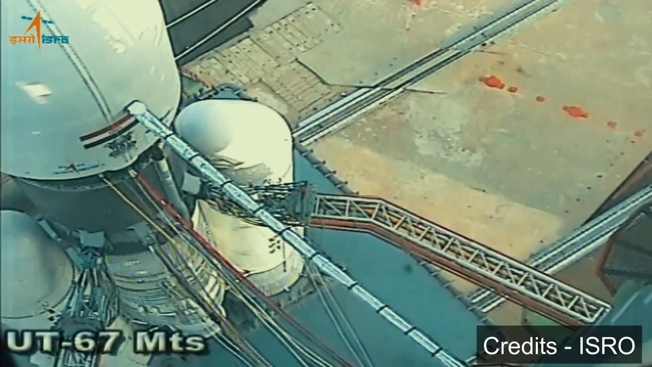 GSLV MK3 onboard camera footage