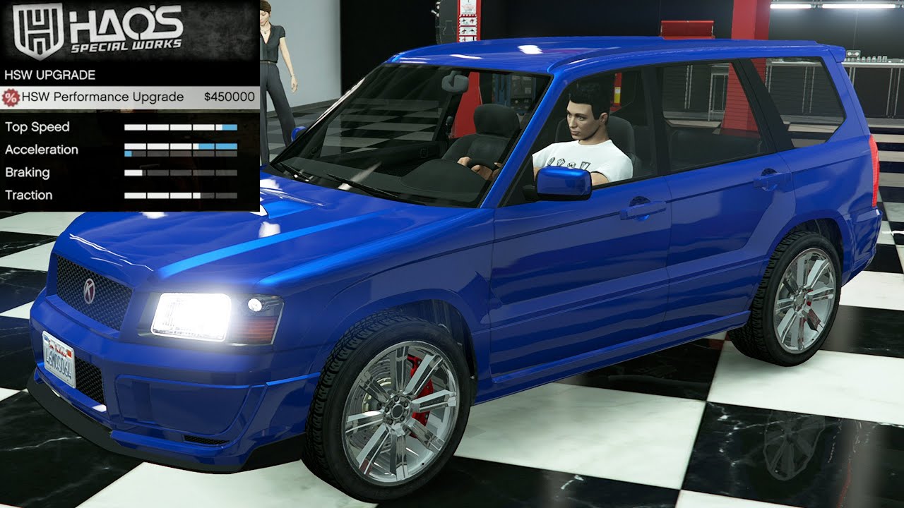 GTA 5 - DLC Vehicle Customization - HSW Karin Woodlander (Subaru Forester STI)