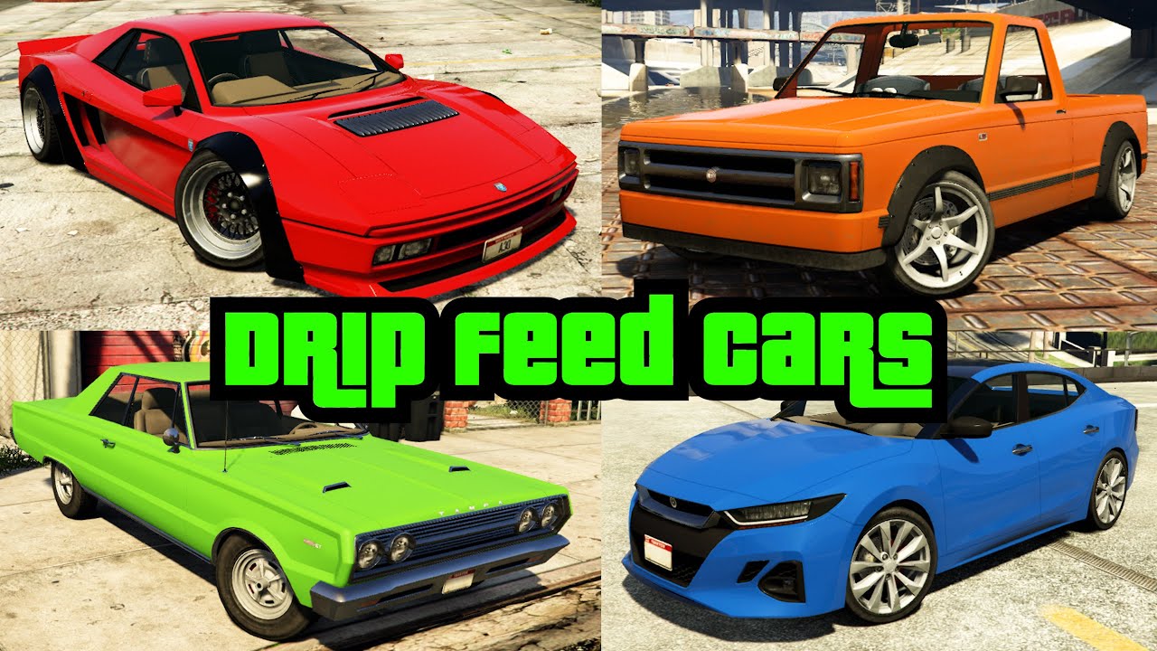 GTA 5 - Money Fronts DLC - ALL Drip Feed Cars (Prices & Real Life Counterparts)
