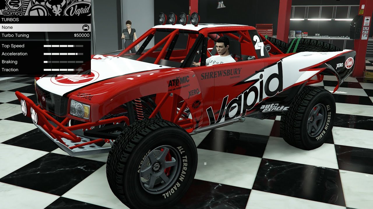 GTA 5 - Past DLC Vehicle Customization - Vapid Trophy Truck (Ford F-150 Baja Trophy Truck)