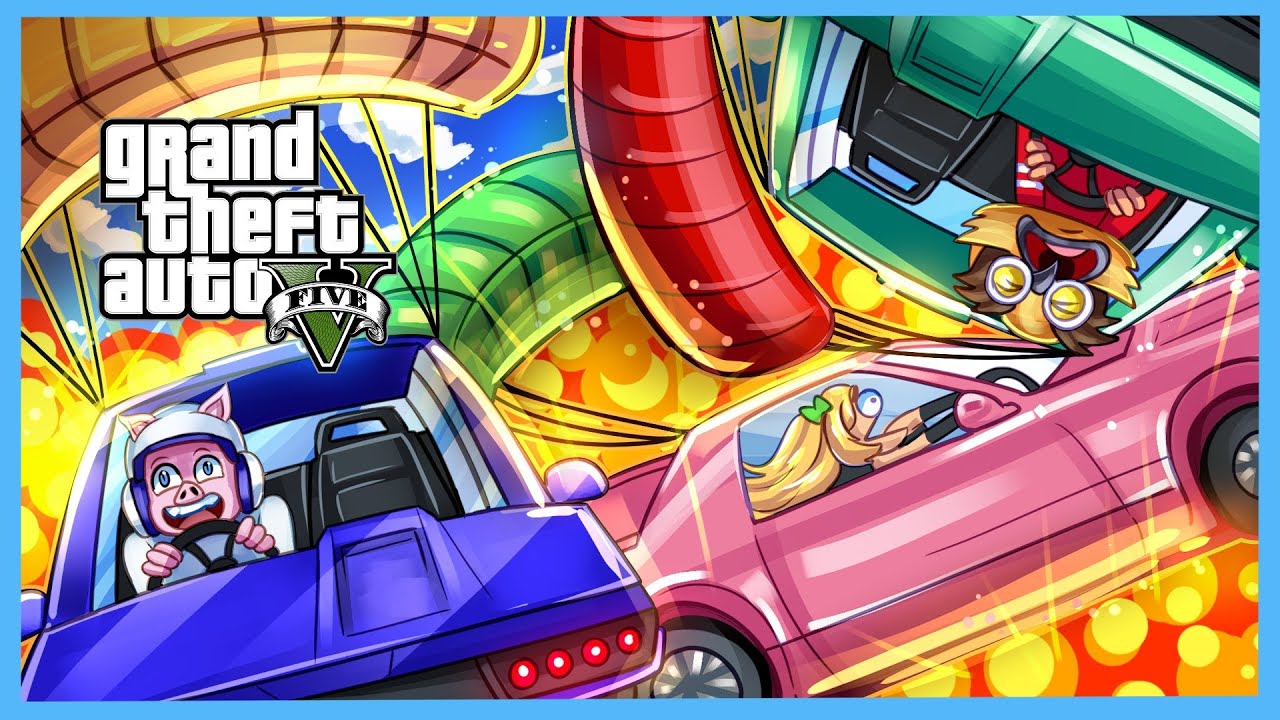 GTA 5 Car Darts with a Woman Driver