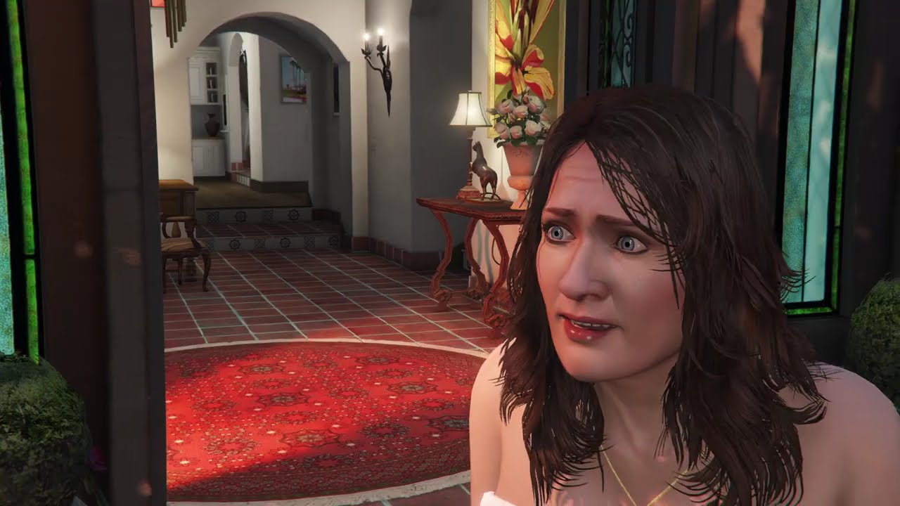 GTA 5 Gameplay - Michael caught Amanda cheating with Badminton Coach #gta5 #gtav #gta #gtamissions