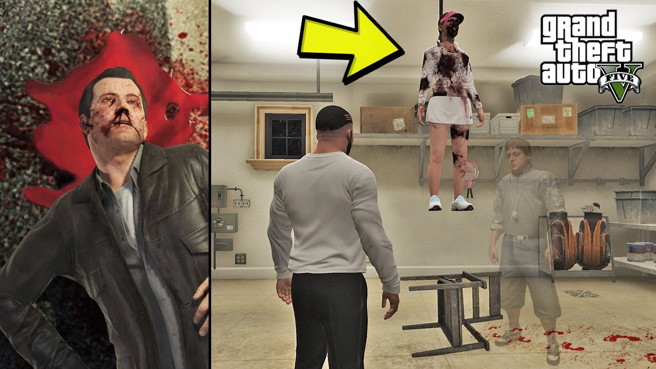 GTA 5 MICHAEL ÖLDÜKTEN SONRA EVİNDE BAKIN NELER OLUYOR !