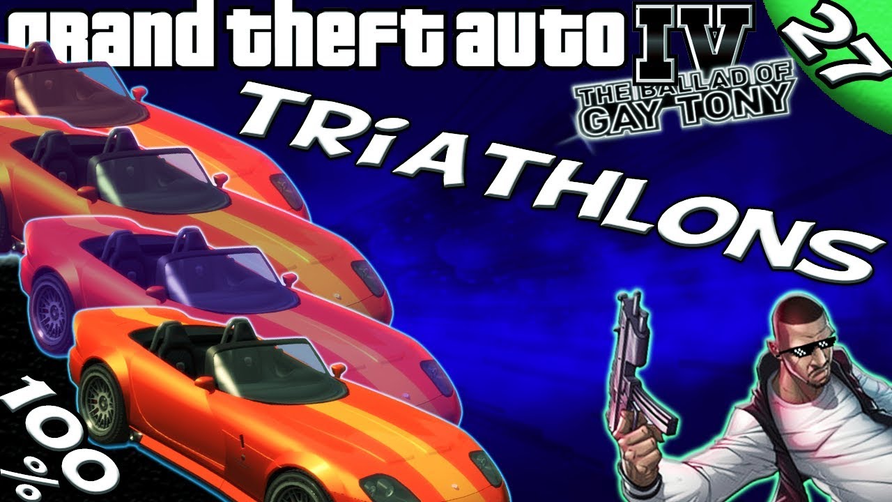 GTA IV TBoGT - ALL 3 Triathlons [100% Walkthrough]