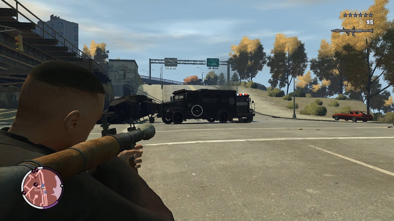GTA IV TBOGT Epic 6 Star Wanted Level Police Shootout + Escape
