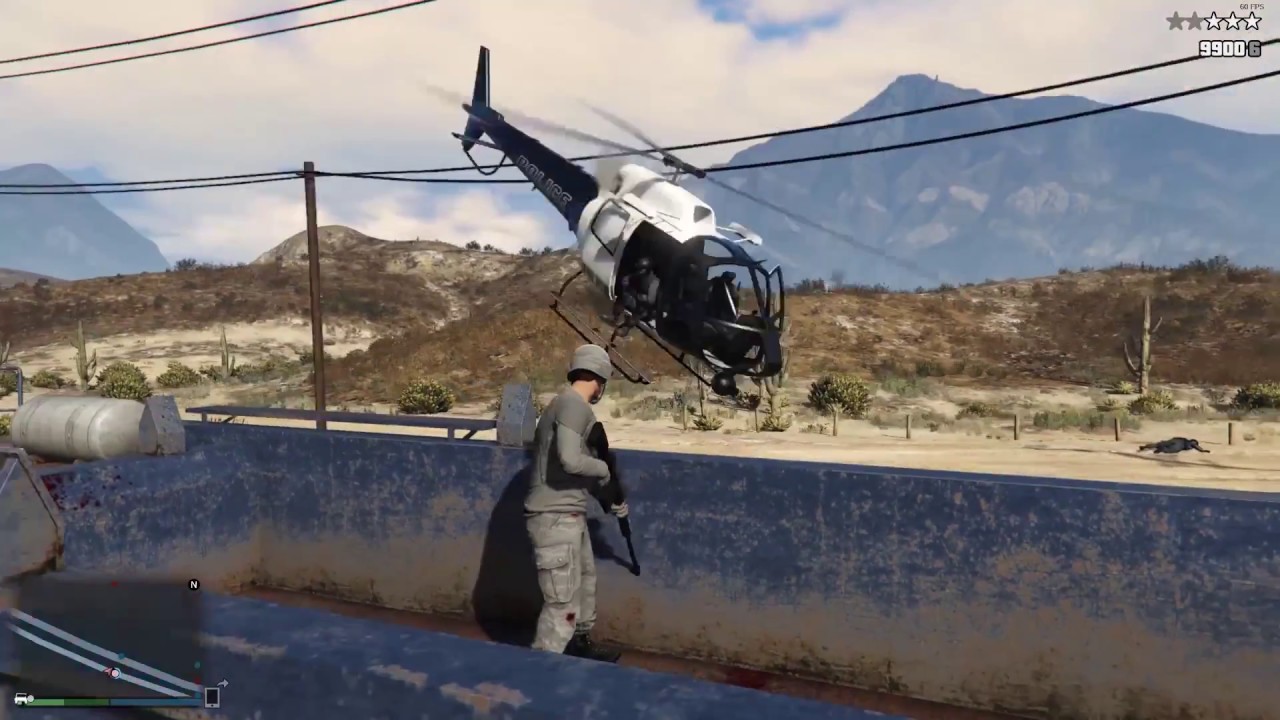 GTA V Helicopter Crash