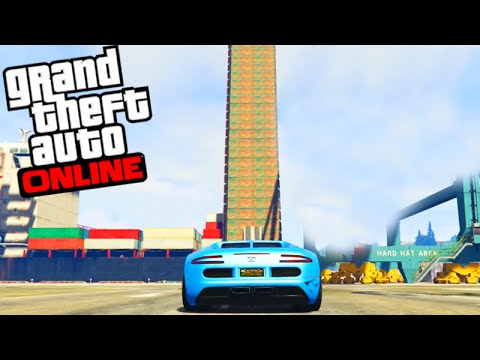GTA V Online: O PAREDÃO e MEGA JUMP! - Corrida INSANA #253