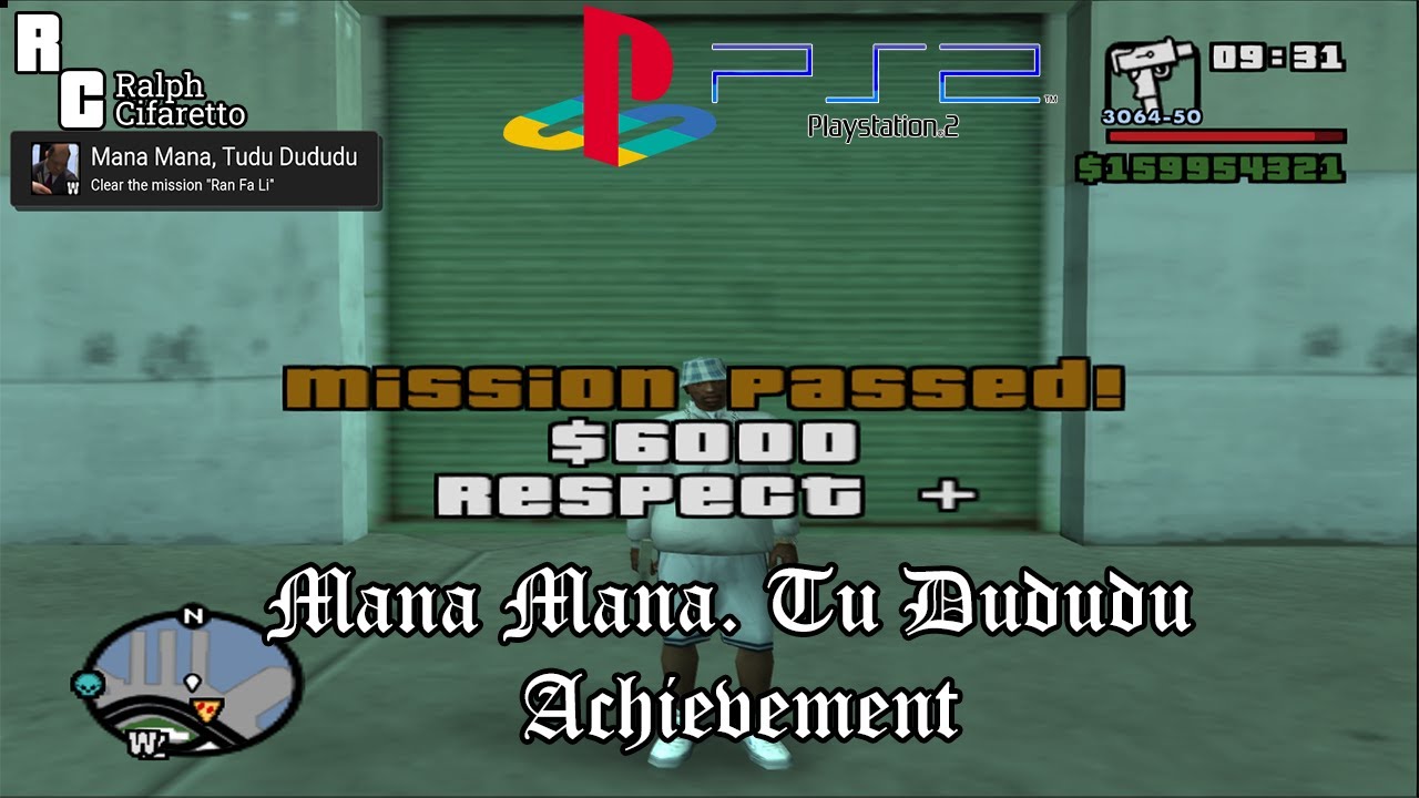 GTA:SA PS2 Edition - Mana Mana, Tu Dududu Achievement - [Retroachievements Guide]