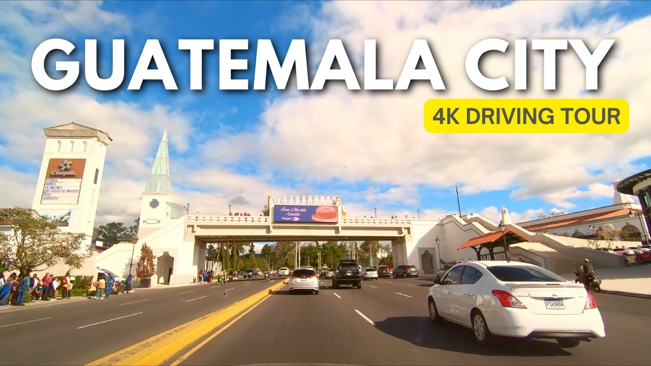 Guatemala City, Guatemala 🇬🇹 - A 90min Driving Tour of Guatemala City - 4K Driving Tour