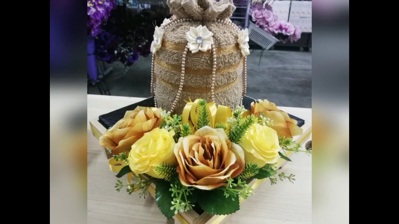Gubahan Hantaran Tuala Simple Semudah 5minit