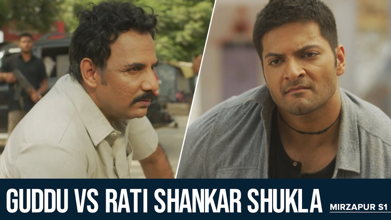 Guddu vs Rati Shankar Shukla | Mirzapur | Ali Fazal | Shubhrajyoti Barat | Vikrant Massey