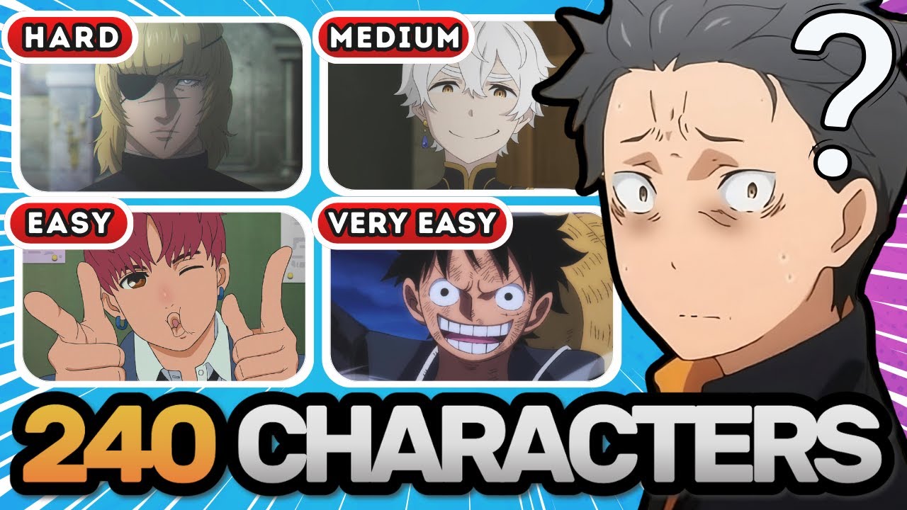 🔥Guess the Anime by 4 Anime CHARACTERS 🔊 Anime Quiz