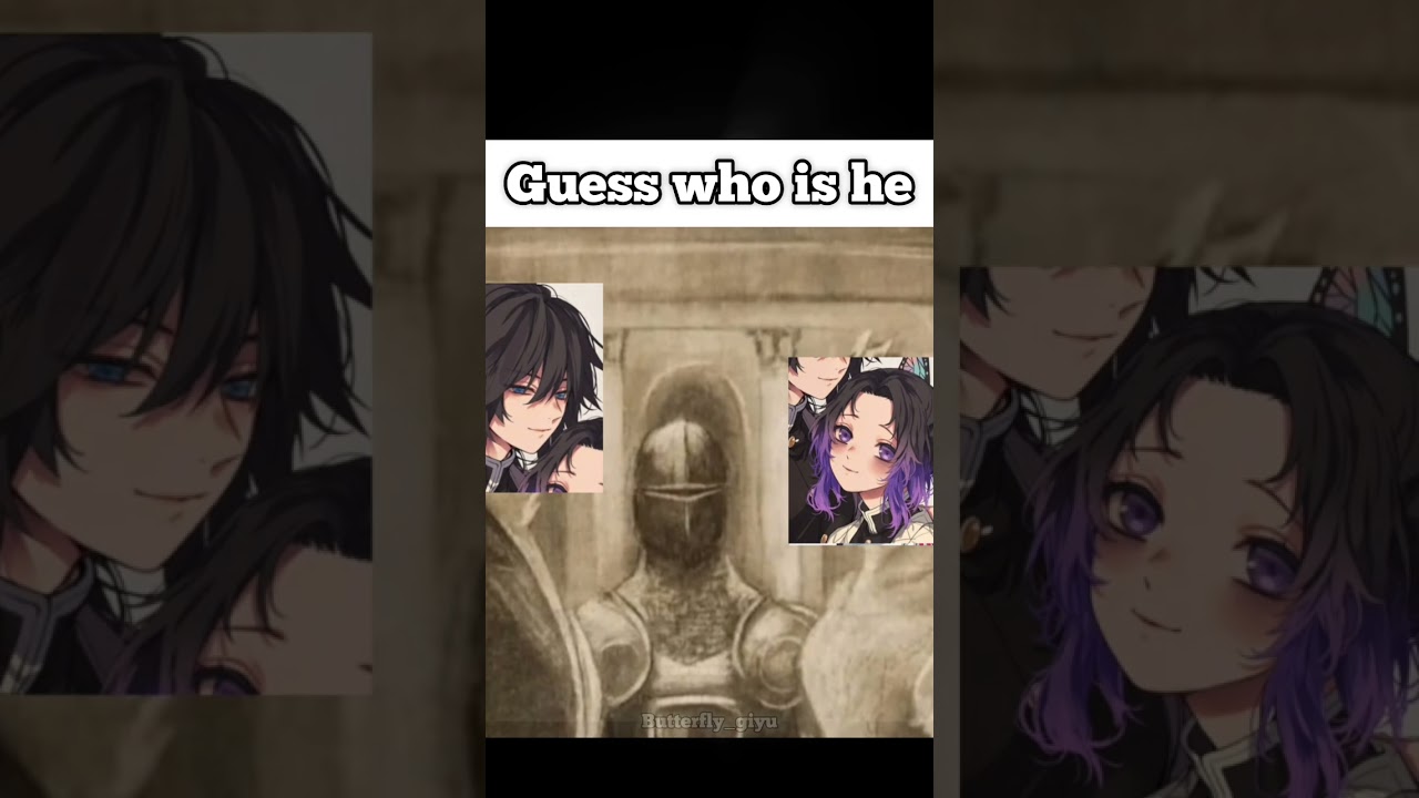 guess who is he? 🧐😟#shinobu #giyu #demonslayer #douma