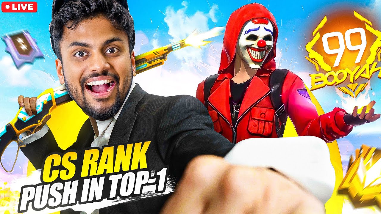 Guild Test For Subscribers CS Rank Push Live With Assassins Army- Garena Free Fire Max