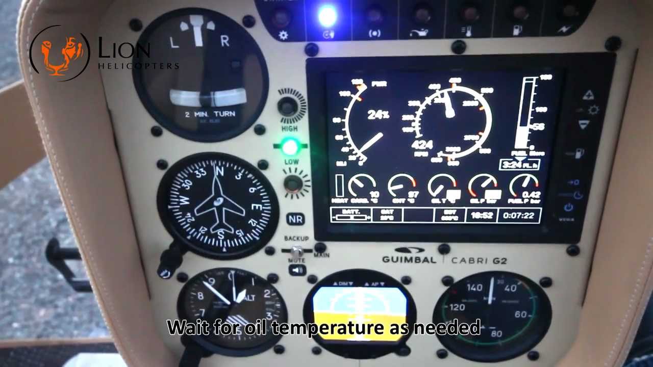 Guimbal Cabri G2: Start-up tutorial